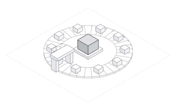 Isometric model carousel